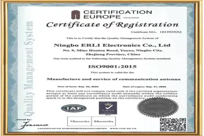 Certificate of Registration