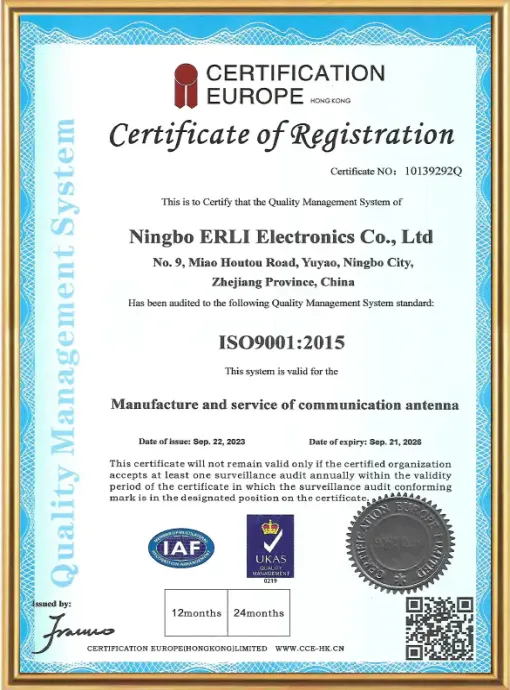Certificate of Registration